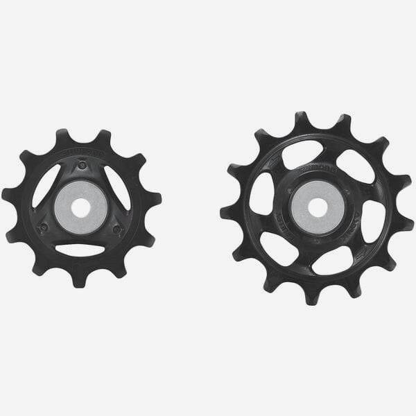 Shimano GRX rear derailleur pulley set replacement kit for RX-RX825 and RX820 components, with durable metal pulleys.
