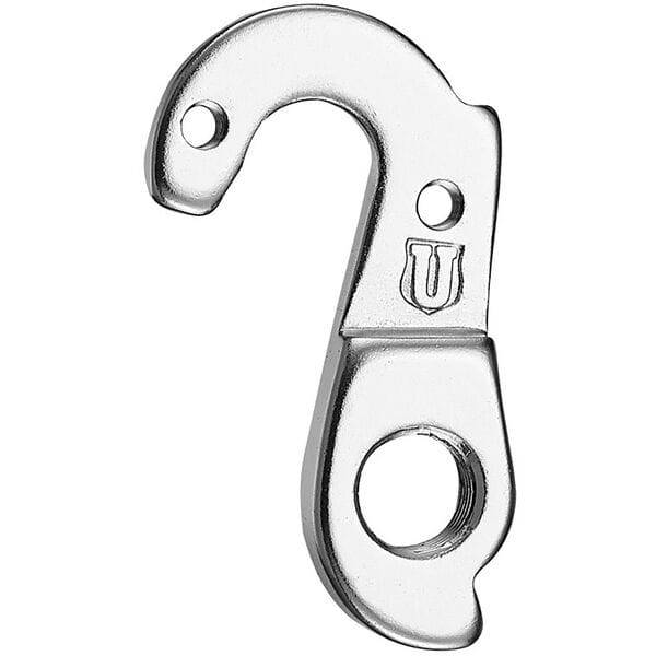 M Part gear hanger for Wilier bikes, durable bike component replacement part, shown in black with mounting holes.