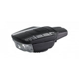 Moon Sport Mizar and Alcor USB rechargeable bike lights set in black, featuring 40lm and 15lm brightness for bike safety.