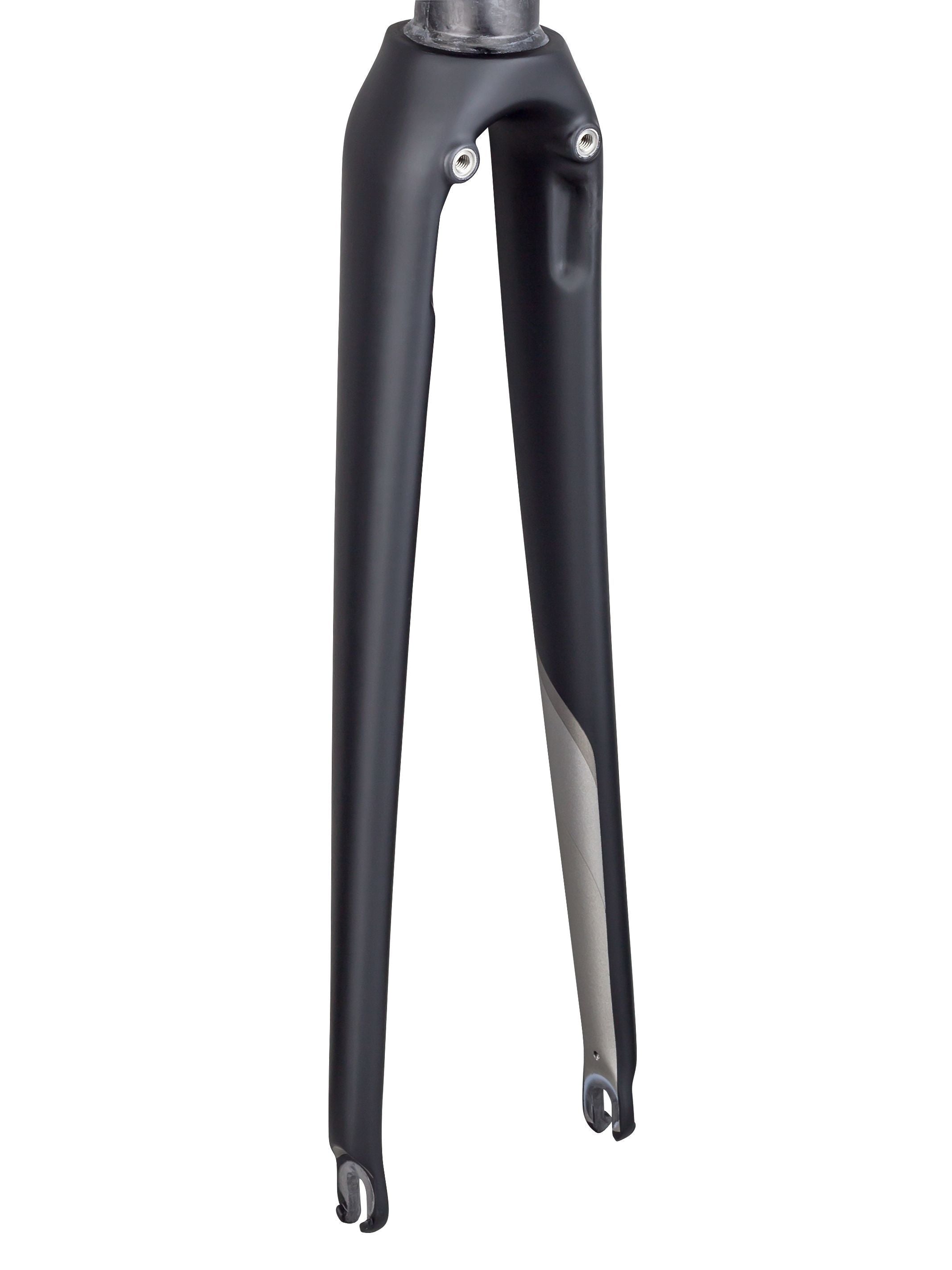 Trek 2018 Emonda SLR 8 matte black rim brake replacement fork, bike component with sleek finish and lightweight design