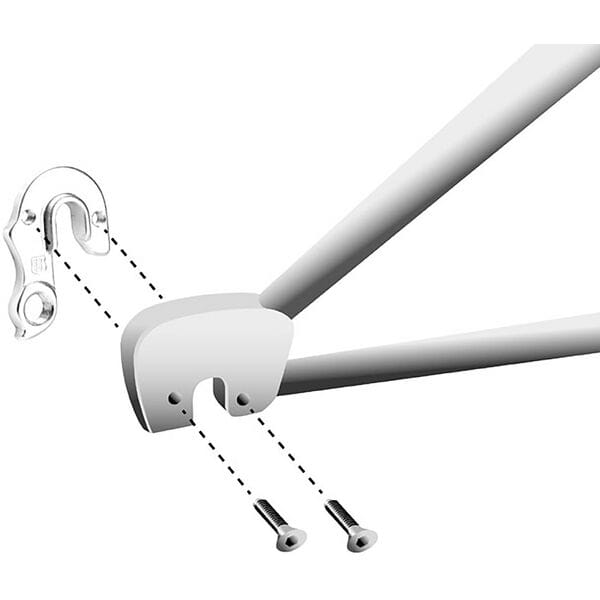 M Part Bulls Gear Hanger for bike frame protection, designed for precise fit and bicycle component compatibility.