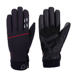 Black BBB BWG-22 ColdShield winter gloves with windproof and breathable softshell fabric, shown in size XS.