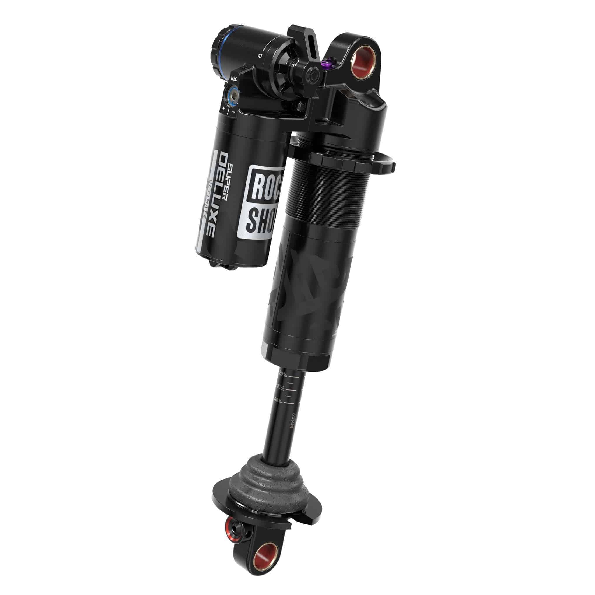 Rockshox Rear Shock Super Deluxe Coil Ultimate RC2T - Linearreb/Mcomp, 320lb Lockout, Hydraulic Bottom Out, Standard Bearing (Spring Sold Separate) B1 Transitionpatrol 2017: BLACK 230X65 | Swinnerton Cycles