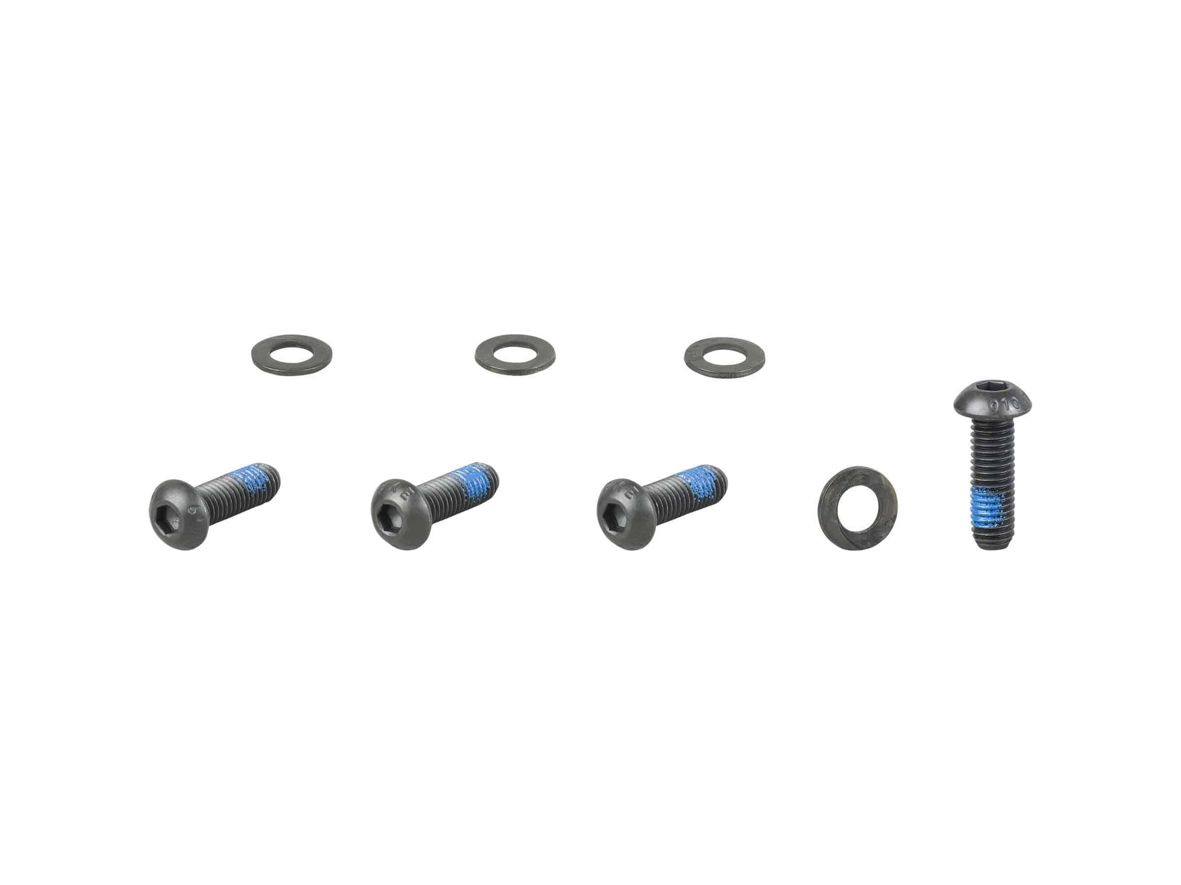 Trek Fetch+ 4 child seat cross bar assembly hardware kit with black M8 x 25mm components for bike accessories.