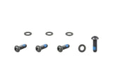 Trek Fetch+ 4 child seat cross bar assembly hardware kit with black M8 x 25mm components for bike accessories.