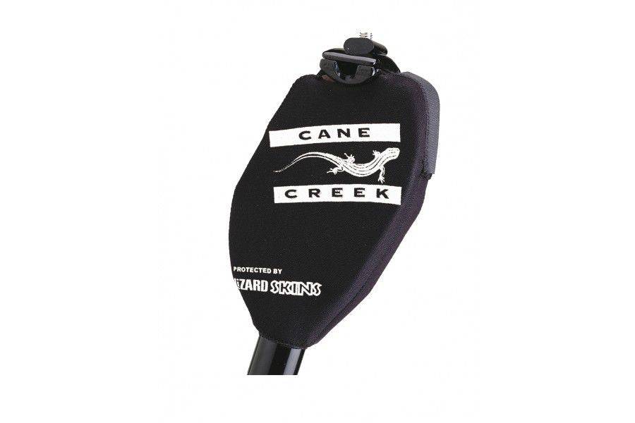 Cane Creek Thudglove suspension cover in black neoprene, designed to protect parallelogram components and spares.