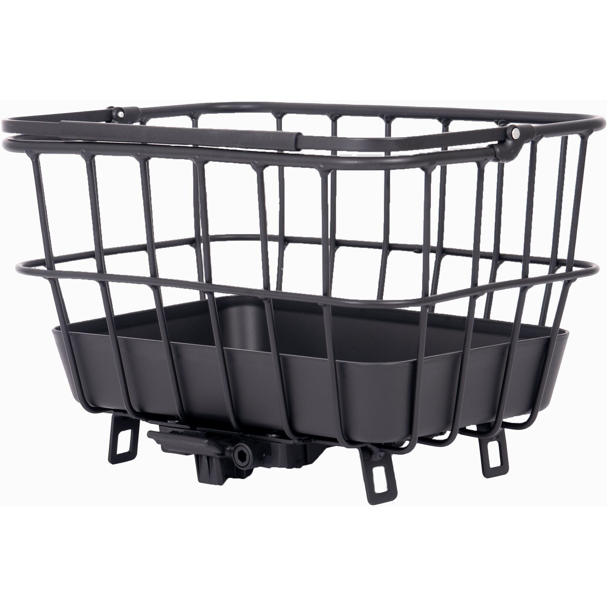 AtranVelo GROCERY AVS bike basket with 23L capacity, stable base, and soft handle for convenient cycling storage.