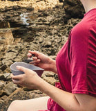 Lifeventure Superlight Titanium Spork, durable outdoor travel utensil with a sleek design and lightweight titanium construction.