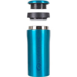 Lifeventure blue 300ml vacuum insulated thermal mug, leak-proof travel cup, designed for hot and cold beverages.