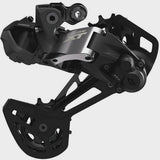 Shimano Deore XT RD-M8150 Di2 rear derailleur with long cage for 11-speed drivetrain, Shimano Deore XT components, shadow+ technology.