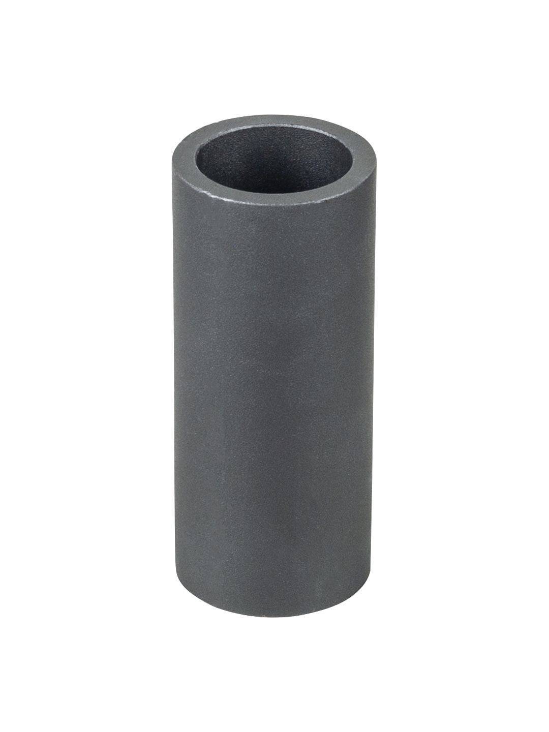 Trek Fetch+ 4 black 10mm x 28.6mm bike headset spacer showing smooth black finish and precise dimensions.