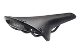 Brooks C17 Cambium waterproof bike saddle with durable all-weather cover and comfortable design for cycling.