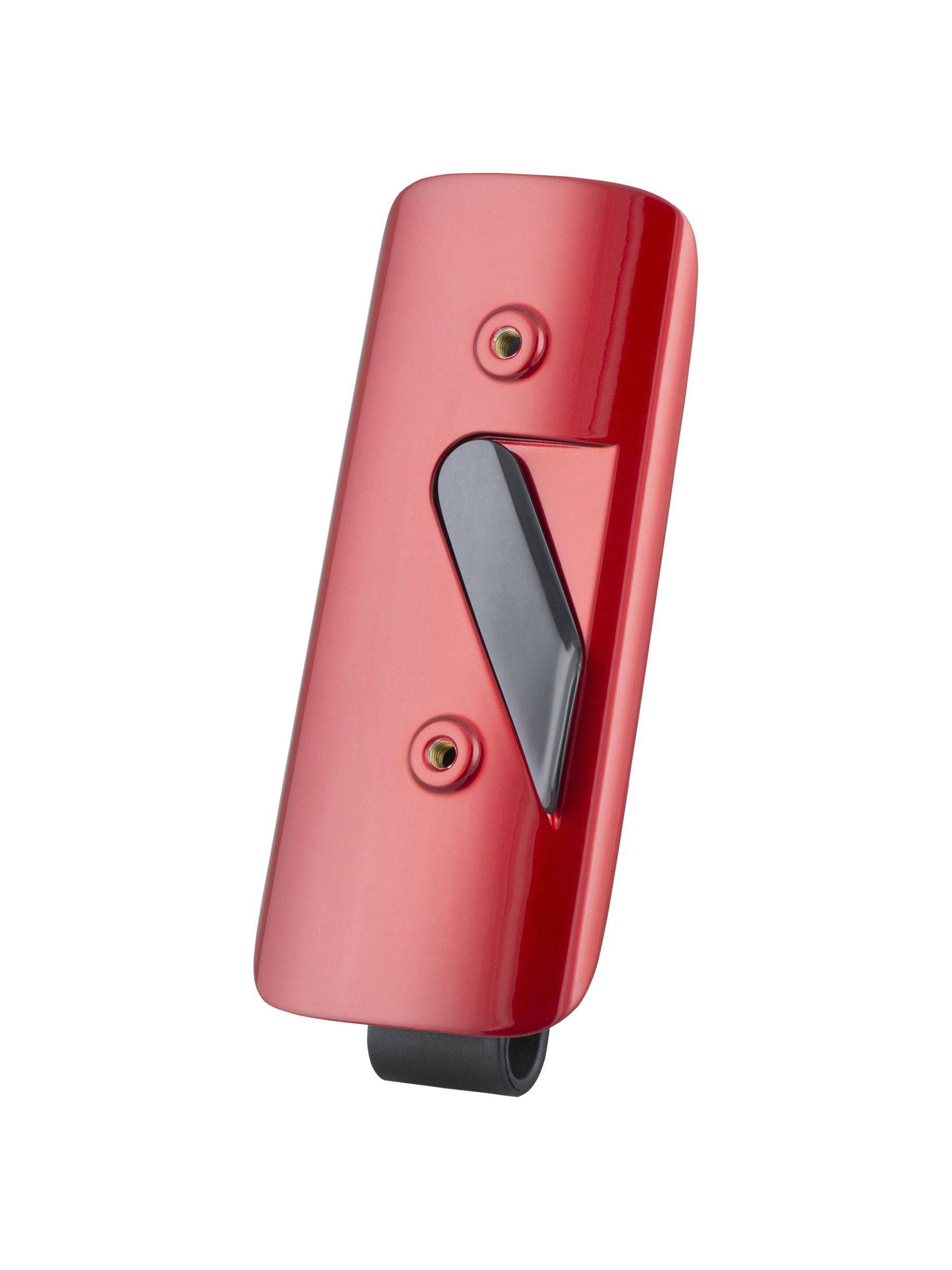 Trek Domane SL 2022 crimson downtube storage cover for bike protection and accessories on a Trek road bike.