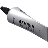 DT Swiss Molykote TP 42 special grease for ratchet systems, showing a container of premium lubricant used in workshops.