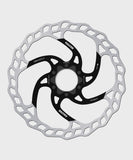 Galfer Wave 6-Bolt MTB brake disc rotor showing a high-performance bicycle disc brake component with wave design and bolt holes.