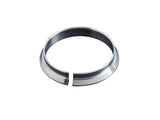 Silver FSA 1-1/8 inch headset compression ring for bike steering components, compatible with Trek bicycles.