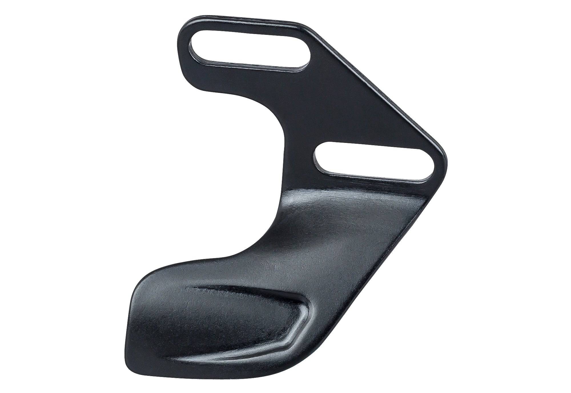 Trek E-bike rear derailleur protector kit with black quick release guard, component designed to shield the derailleur during riding.