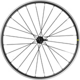 Mavic Ksyrium S QR rim brake road bike wheelset with quick release, showing lightweight alloy rims and secure quick-release hubs.