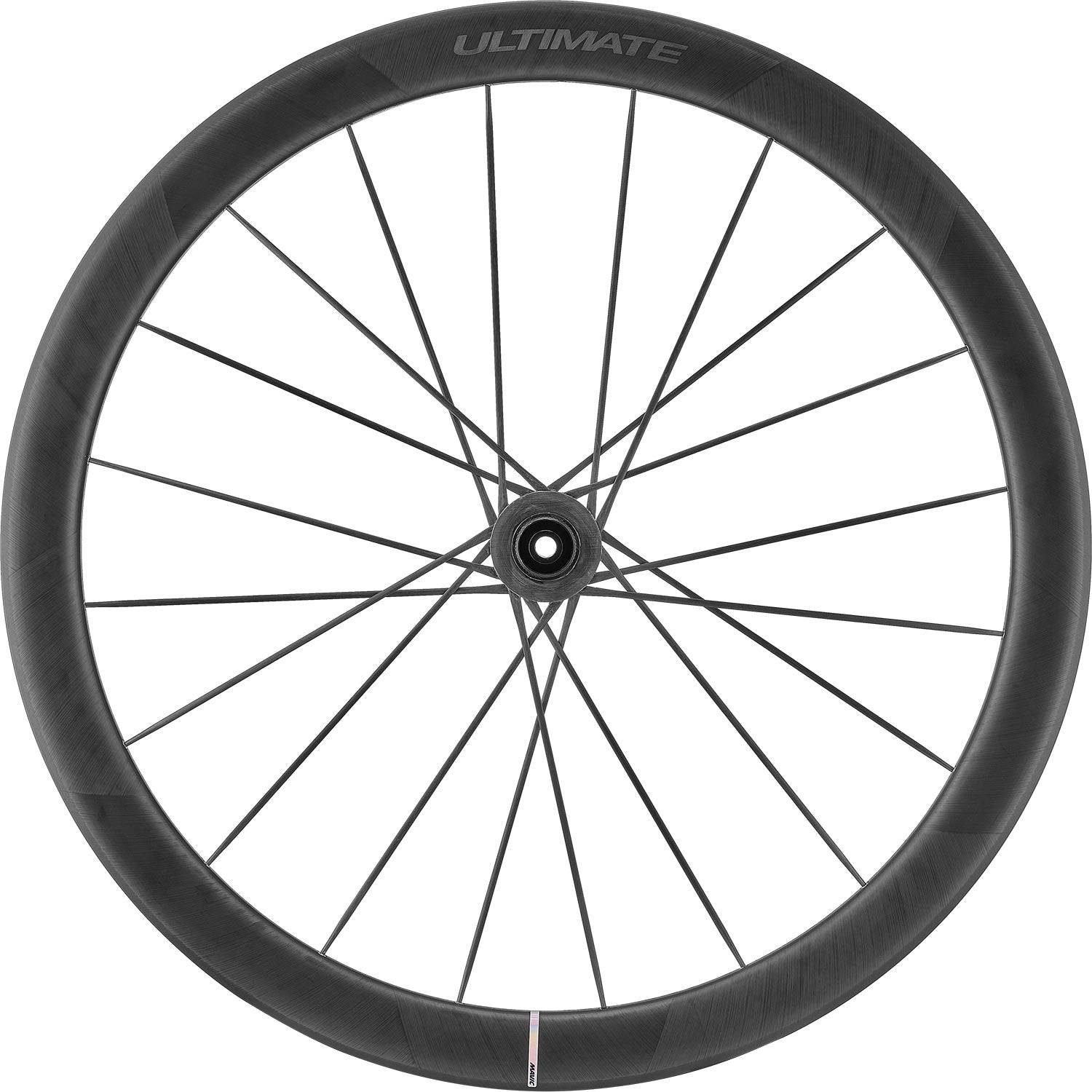 Mavic Cosmic Ultimate Centre Lock disc wheelset with carbon rims for road cycling, featuring aerodynamic design and lightweight construction.