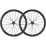 Mavic Cosmic Ultimate Centre Lock disc wheelset with carbon rims for road cycling, showcasing aerodynamic design and component details.
