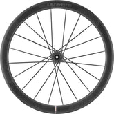 Mavic Cosmic Ultimate Centre Lock disc wheelset with carbon road cycling wheels, featuring sleek aerodynamic design and precision craftsmanship.