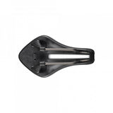 Fizik Transiro Aeris R3 long-distance triathlon saddle with split-nose design in black, designed for comfort and performance.