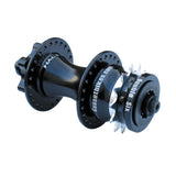 Gusset Components double six single speed conversion kit with alloy spacers and steel 12T cog for Shimano HG freehub.
