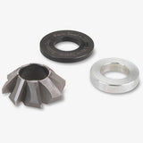 Park Tool 756S.2 reaming facer set for 41mm 45° integrated headsets, shown with workshop tools and components.