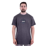 DMR Bikes Trailstar unisex trail riding T-shirt jersey showing breathable fabric and moisture-wicking material for outdoor cycling.