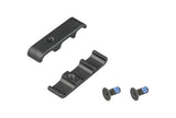 Black Trek Powerfly 2019 internal cable guide for cable management, designed for easy routing and clean bike setup.