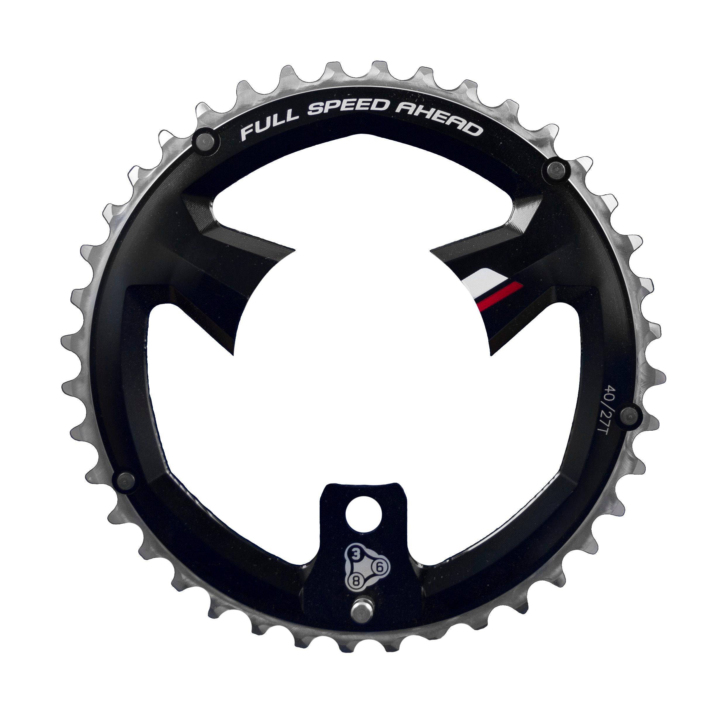 FSA K-Force MTB Chainring (2x9, 86x40T, Black, 3h) | Swinnerton Cycles