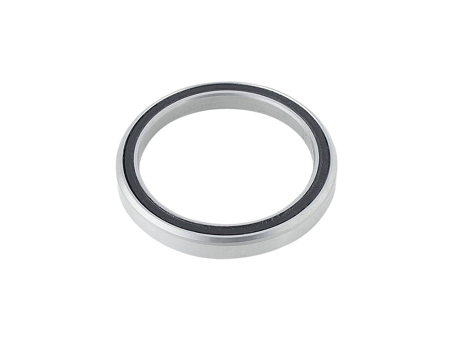 Silver Trek E2 FSA headset lower bearing with 36-degree angle, compatible with Trek bikes, showcasing the bearing and component details.