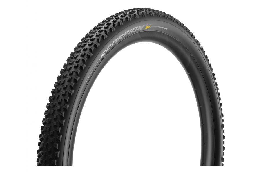 Pirelli Scorpion XC M SmartGRIP cross-country and marathon racing tyre with tread pattern for off-road biking.