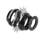 Gusset Double Six Single Spd Conversion, Alloy Spacers for 8/9sp inc Steel 16T Co