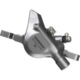 Shimano XTR M9200 brake lever and caliper kit with 2-pot post mount design for mountain bikes, shown in black and silver.