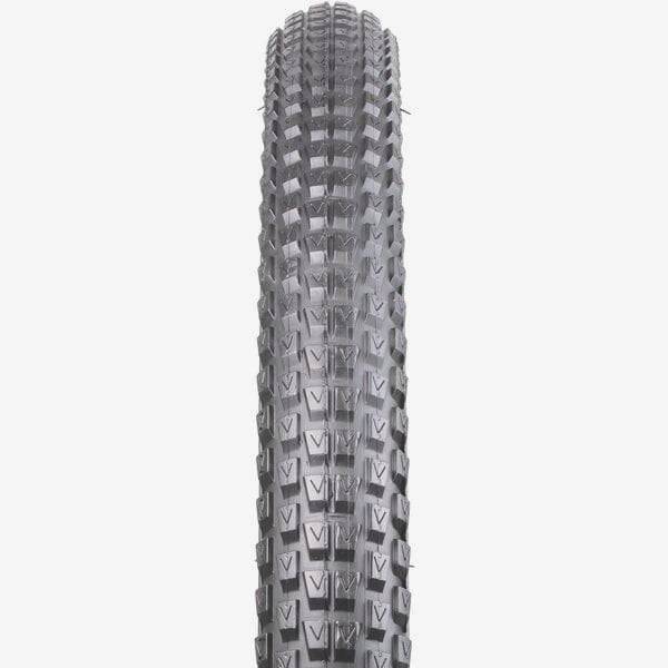 Nutrak Chaos MTB tyre for cross country riding, showing its rugged tread pattern for dry, hard-packed trails.
