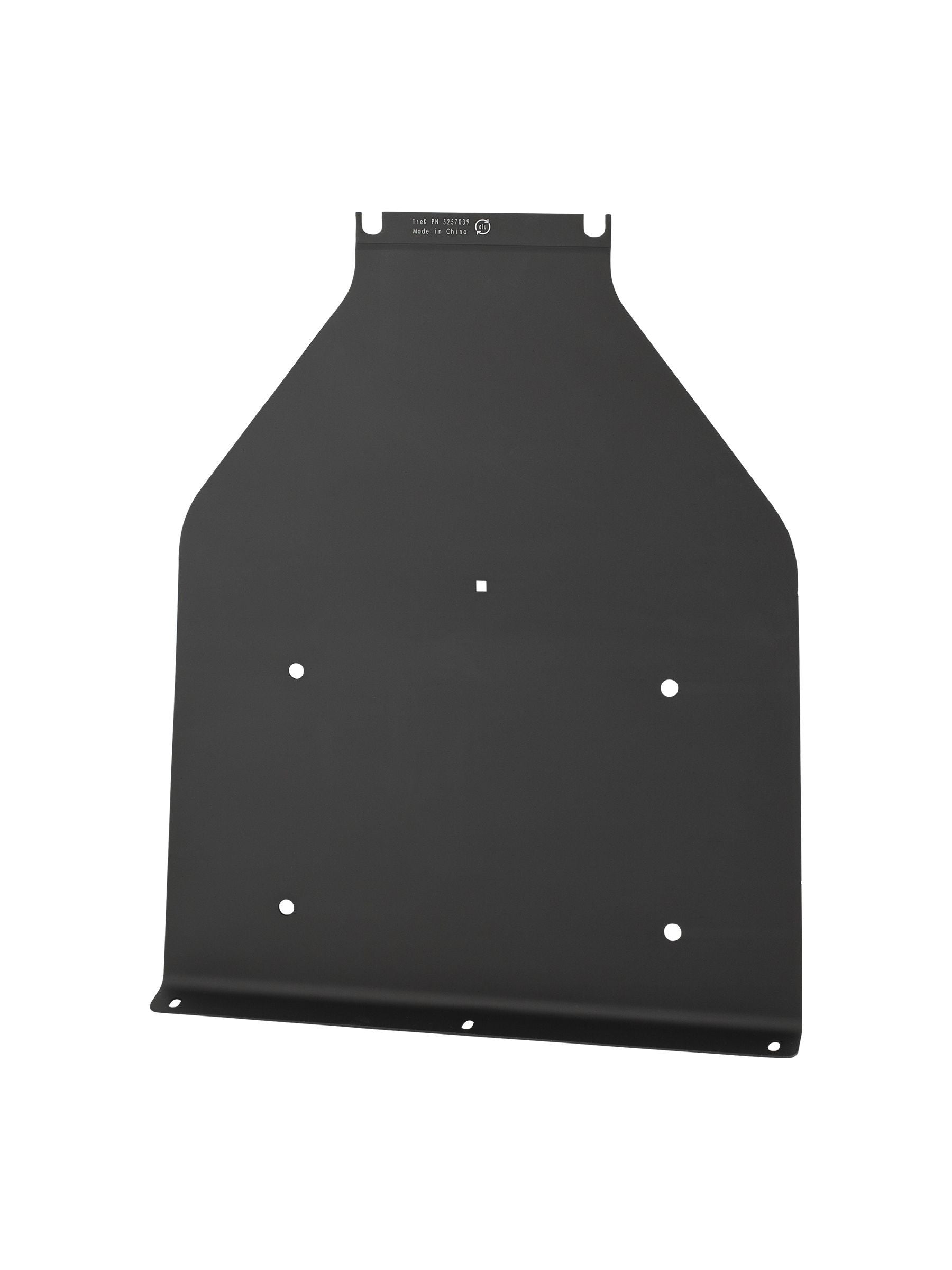 Trek Fetch+ 4 black cargo box front cover accessory for cargo bike protection, showing the durable fabric cover on the bike.