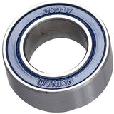 M Part MAX 3801V double row LLU bearing for heavy-duty bicycle suspension, showing the 12x21x8 steel bearing component.