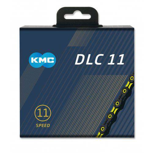 Kmc Dlc 11 Black/Yellow 118L Chain | Swinnerton Cycles