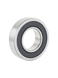 Silver Bontrager 6901 LLH replacement hub bearing for bike wheels, 12x24x6mm, showing the bearing's detailed close-up.