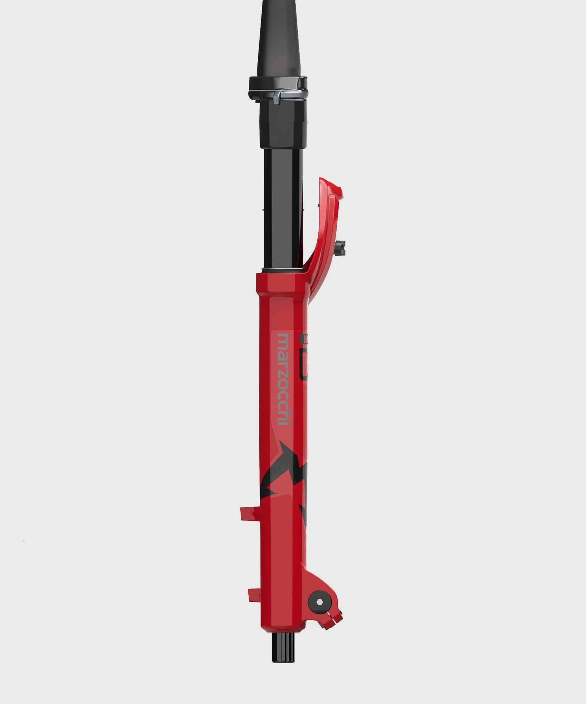 Marzocchi Bomber DJ GRIP tapered fork for 26-inch wheels, 100mm travel, mountain bike suspension component.