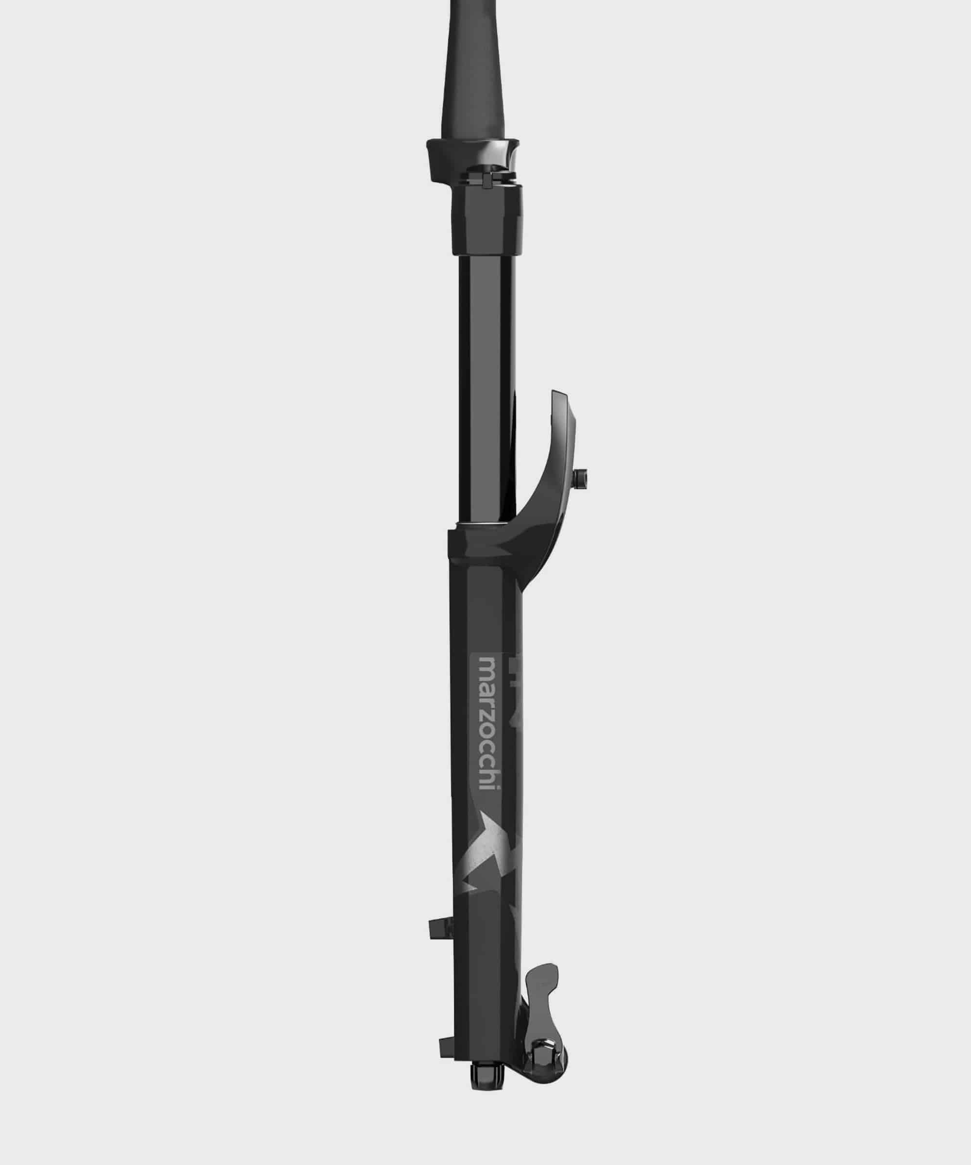 Marzocchi Bomber Z1 Coil RAIL tapered MTB fork for 27.5 and 29-inch trail mountain bikes, showing the coil spring and tapered crown.