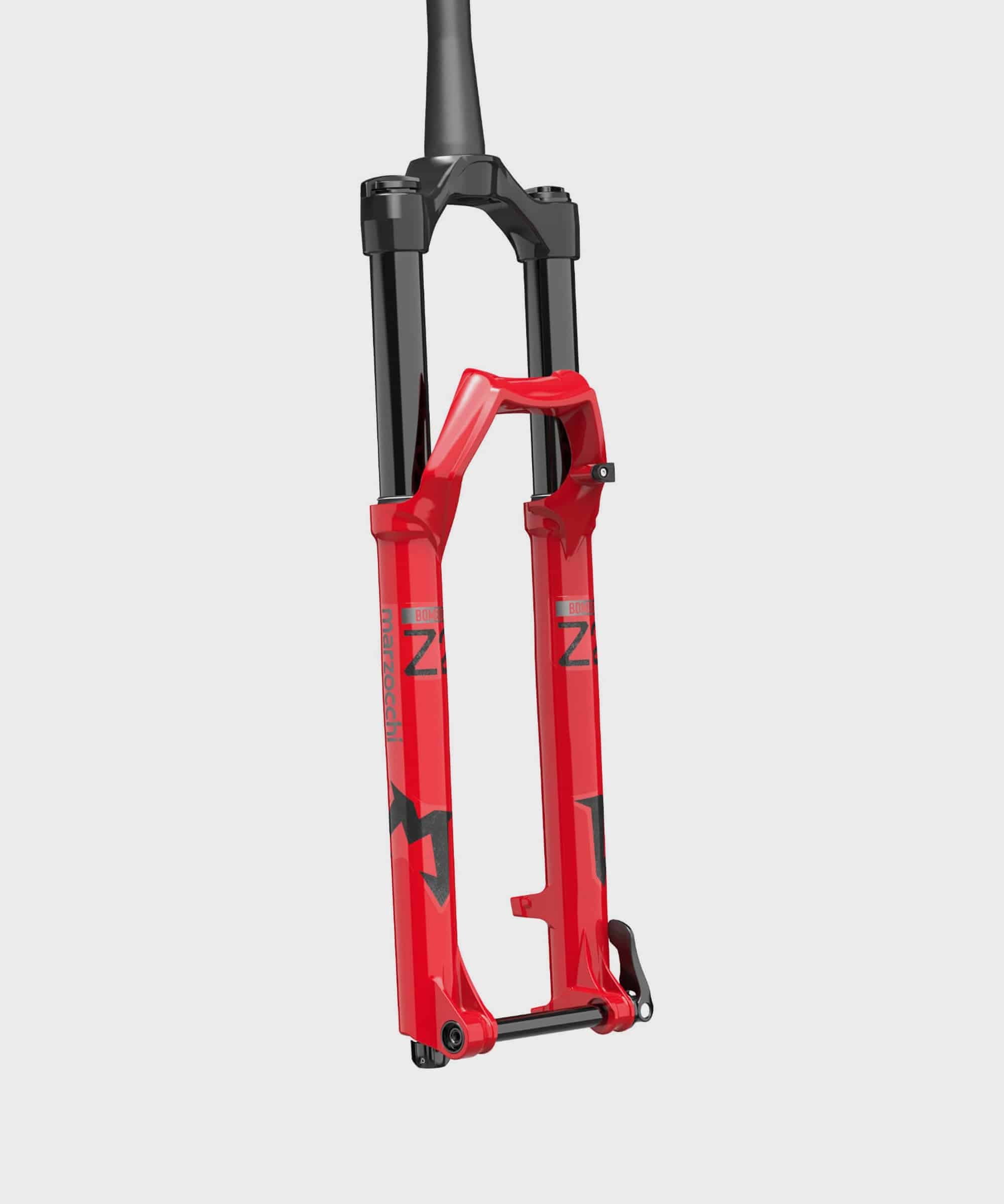 Marzocchi Bomber Z2 RAIL tapered mountain bike fork with 120-150mm travel, suitable for 27.5 and 29-inch wheels, components image