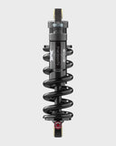 Marzocchi Bomber CR rear shock damper with adjustable compression and rebound for mountain bike suspension components.