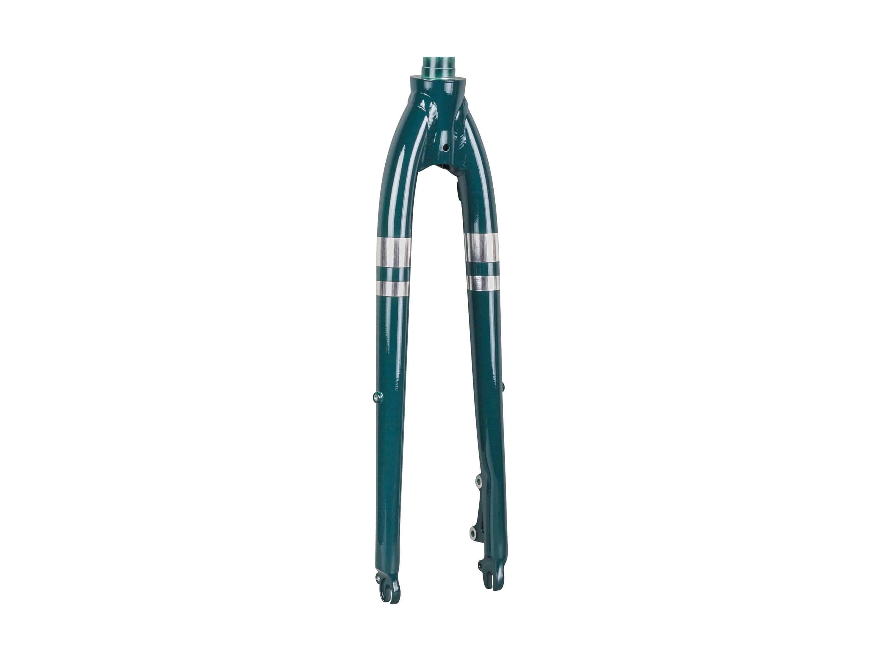 Trek District 3 Ahead Disc rigid forks for road cycling with disc brake compatibility, 700C size, black finish, and durable construction.