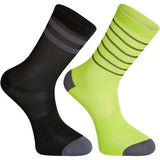 Pair of Madison Sportive mid socks in a twin pack, featuring breathable and durable design for comfortable daily wear.