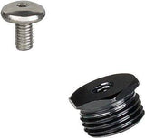 Bontrager Line Dropper seat post cartridge mounting kit in black, showing detailed components for bike suspension setup.