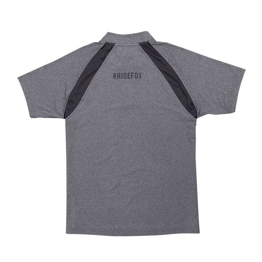 Fox women's moisture-wicking breathable polo shirt jersey, performance top with classic fit and sporty design.