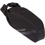 Madison Bags Roam waterproof saddle bag with elastic strap mounting system, designed for bike accessories and outdoor cycling.