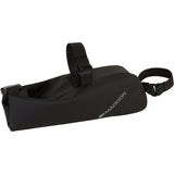 Madison Bags Roam waterproof saddle bag with elastic strap mounting system, designed for bike accessories and outdoor cycling.